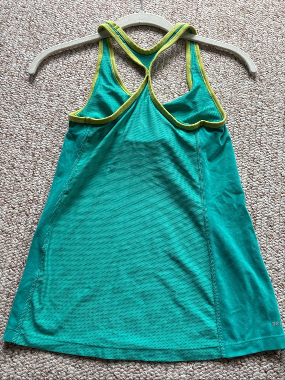 Nike Training Tank Tops - Size XS - Teal/Yellow & Coral- Bundle - Picture 7 of 7